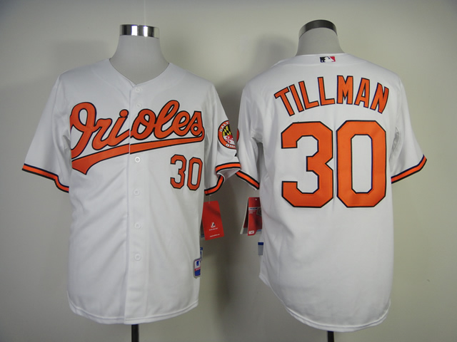Men Baltimore Orioles #30 Tillman White MLB Jerseys->baltimore orioles->MLB Jersey